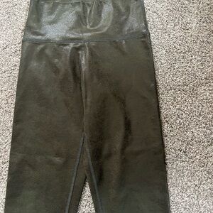 Aerie Shiny Black Leggings